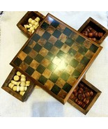 chessboard and handmade thuya %100 Moroccan - £53.93 GBP