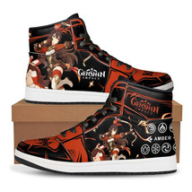 Amber Skill JD Air Force Sneakers Hip-Hop Game Genshin Impact Shoes-Black - £67.69 GBP+