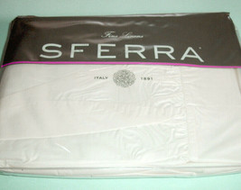 Sferra Celeste Ivory King Gathered Bed Skirt Dust Ruffle Egyptian Cotton... - £85.97 GBP