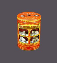 Nabisco Barnum&#39;s Animals 1979 biscuit tin. Reproduction of 1914 original. - £50.52 GBP