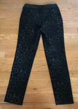 Soft Surroundings Pull On Skinny Knit Pants Petite XS PXS leopard  animal ponte - £19.42 GBP