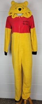Disney Winnie the Pooh Fleece Costume Pajamas Adult Medium 8-10 - £19.72 GBP