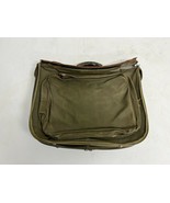 Vintage Military Garment Bag flyer officer green WWII canvas US uniform ... - £31.44 GBP