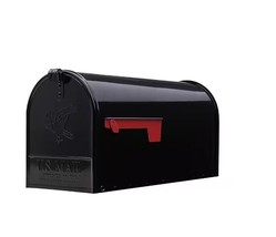 Heavy-Duty Extra Large Jumbo Post Mount Rural Mailbox Galvanized Steel Package - £30.98 GBP+