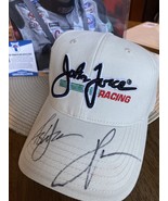 John Force autographed hat and photo...(HAT HAS FORCE AND PRUDOMME BOTH) - $110.63