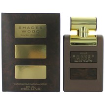 Shades Wood by Armaf, 3.4 oz Eau De Toilette Spray for Men - £26.73 GBP