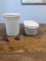 Vintage Tupperware Oval Modular Mates Set of 2. 1612-14, 1611-3 Lids 161... - $5.89