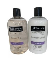 TRESemme Pro Pure Shampoo & Conditioner Hair DAMAGE Repair Smooth & Soft 16 oz - $14.05