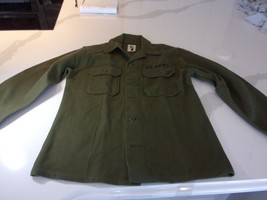 SHIRT MANS FIELD UTILITY OG-108 ARMY USMC USN M-1951 JACKET MEDIUM - $1,060.77 MXN