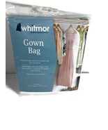 White Breathable Gown Bag 3"x24"x60" long Stores Up To 3 Garments - $9.99