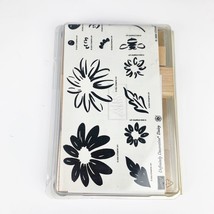 NEW Stampin' Up - Definitely Decorative Daisy Flower Bee Set - 2000 - Unmounted - $14.85