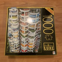 Big Ben Luxe 1000pc Jigsaw Puzzle Colorful Apartments Building In Guiyang China - $41.58