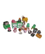Shopkins 21 Pc Lot Happy Places Kitty Kitchen Coco Cookie Lil Shoppe Doll - $371.66 MXN