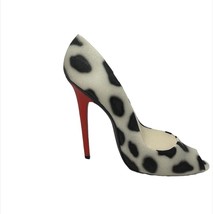 Stiletto Shoe Money Bank Leopard Spots High Heel Durable Woman Cash Bottom Plug image 2