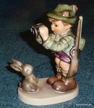 &quot;Good Hunting&quot; Goebel Hummel Figurine TMK6 #307 Boy Hunting In Woods With Bunny! - £115.29 GBP