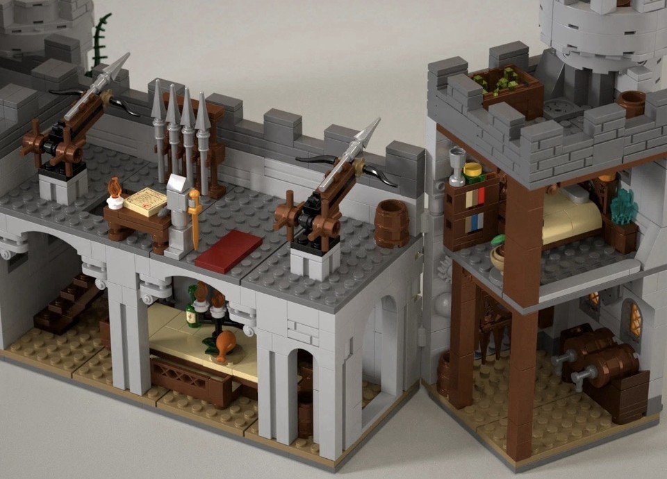 2484pcs Holy Spirit Castle Building Blocks Set, Medieval Architecture Model Item image 8