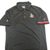 Fanatics Authentic Pro Ottawa Senators SS Golf Polo Shirt Mens Size L Black - £11.84 GBP