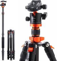 K&amp;F Concept 68 inch /175cm Camera Tripods,Compact Travel Tripod with - £82.93 GBP