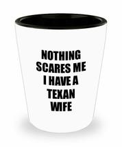 Texan Wife Shot Glass Funny Valentine Gift For Husband My Hubby Him Texas Wifey  - £10.26 GBP