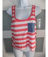 FIFTH SUN AMERICAN FLAG TANK TOP SIZE M WOMEN'S NEW - $25.00