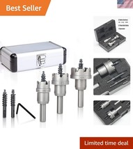 Versatile Carbide Hole Cutter Kit for Iron and Alloy - Ideal for Tough Jobs - $1,541.07 MXN