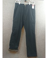 Wrangler Authentics Fleece Lined Cargo Pants Mens Size 34x34 NEW 10ZM6LLBL - £22.31 GBP