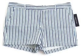 Land&#39;N Sea Blue &amp; White Stripe Casual Shorts Women&#39;s NWT - $36.99