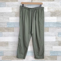 Old Navy Pull On Drapey Pants Green Tapered Leg High Rise Casual Womens ... - £19.53 GBP