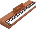 Beginner-Friendly 88-Key Semi-Weighted Digital Piano -, And Sustain Pedal. - $207.93