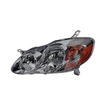 Headlight For 2003-04 Toyota Corolla Driver Side Chrome Housing Clear Le... - $97.56