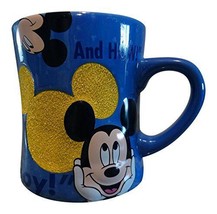 Mickey Mouse Quotes Glass Ceramic Mug - Disney Parks - £46.70 GBP