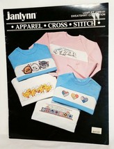 Sweatshirt Collection Apparel Cross Stitch Leaflet Book Janlynn 900-01 C... - $14.99