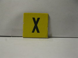 1958 Scrabble for Juniors Board Game Piece: Letter Tab - X - $0.75