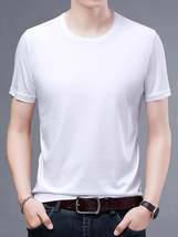 Men&#39;s Plus Size Classic Crew Neck Basic T-Shirt - $13.94