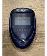 LIGHTED SOLITAIRE electronic game WORKING Radica Blue handheld No Batter... - $18.00