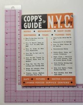 1957 Copp’s Guide to New York City - Vintage Travel Guide Book to NYC PB202 - £19.51 GBP