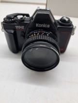 KONICA TC-X DX 35mm SLR Film Camera with Hexanon AR 50mm F1.8 Lens - $41.66