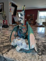 5&quot; T resin dragon statue with dragon letter opener - $19.80