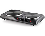 Ovente Electric Countertop Double Burner, 1700W Cooktop with 7.25 and 6.... - £39.32 GBP