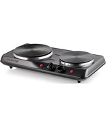 Ovente Electric Countertop Double Burner, 1700W Cooktop with 7.25 and 6.... - £40.78 GBP