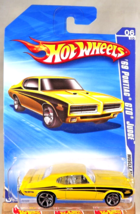 2010 Hot Wheels #84 Muscle Mania 6/10 &#39;69 PONTIAC GTO JUDGE Yellow w/MC5... - $10.00