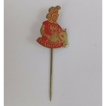 Vintage Ivanhoe Knight On Horse German Stick Pinback Lapel Hat Pin - £6.49 GBP