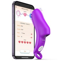 App Controlled Couple Vibrator Sex Toy - Clit Finger Vibrator, Female Masturbato - £32.88 GBP