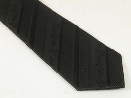 Men's Woven Tie Hankie Set J.Valintin Private Collection R93 Black Shadow Floral image 3