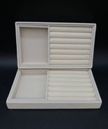 Box Jewelry Organizer Velvet Storage Display Case Women Jewelries Holder... - €15,13 EUR