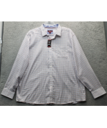 Johnston &amp; Murphy Shirt Men 3XL Multi Check Extreme Comfort Pocket Butto... - $54.18 CAD