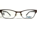 Lucky Brand WIGGLE BROWN Kinder Brille Rahmen Rechteckig Cat Eye 49-17-130 - $32.35