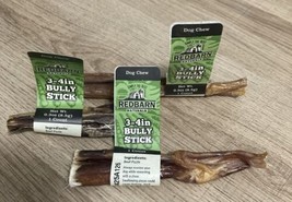 Redbarn Naturals 3-4 Inch Bully Sticks Beef Pizzle Dog Chews Exp. 10-25-26. - £10.37 GBP