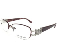 Dana Buchman Eyeglasses Frames CLARICIA BU Burgundy Red Silver 54-17-135 - £29.24 GBP