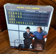 Plains Trains and Automobiles STEELBOOK (Blu-ray+DVD-No Digital)-Free Box S&amp;H - £19.12 GBP